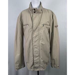 GEOX Men’s Utility Waterproof Jacket Beige Size Large